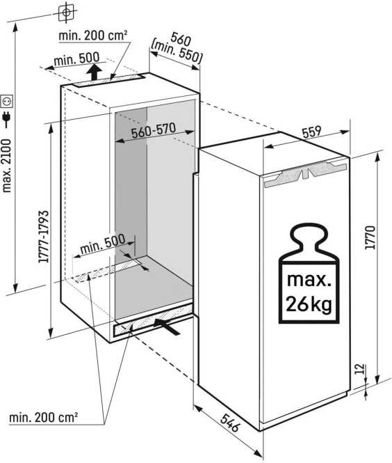 Kühlschrank mit BioFresh Professional und AutoDoor integrierbar IRBAc 5171 Peak 