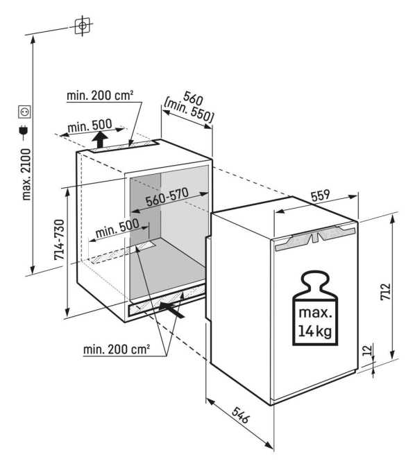 Gefrierschrank integrierbar NoFrost IFNbi 3553 