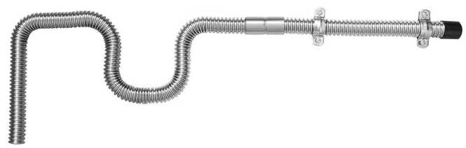 Kabelschutzschlauch aus Edelstahl V4A ESW 50 biegsam gewellt 25m 