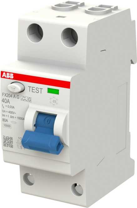 FI-Schutzschalter  40A 4-polig 30mA Typ A/G 