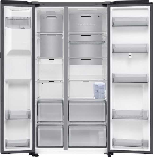 Side-by-Side Kühl-Gefrierkombination 614 Liter Edelstahl 