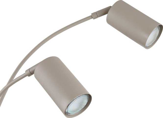 Stehleuchte 5xGU10 35W Wippschalter Robby Sandfarben 