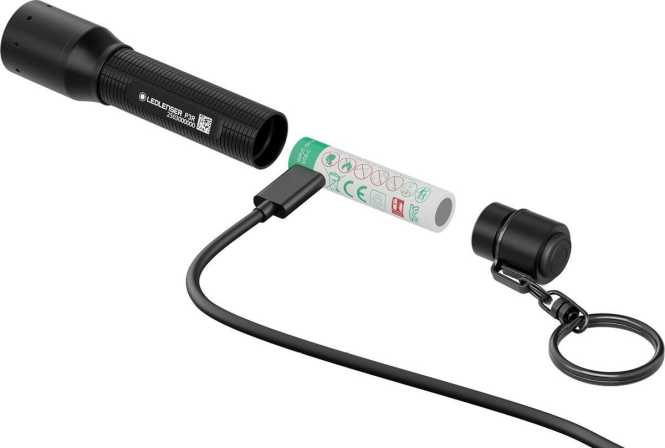 Schlüsselleuchte P3R 200 lm 6000 - 7500 K schwarz 