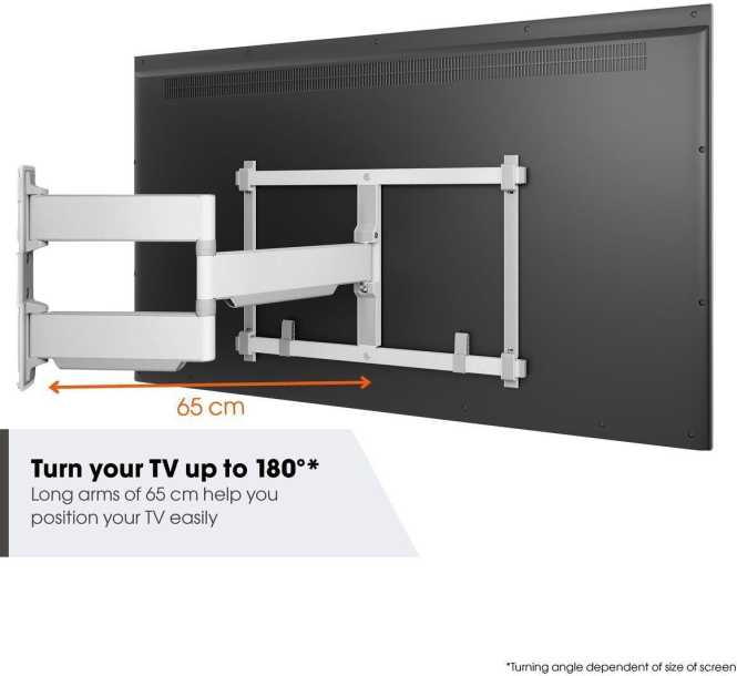 Schwenkbare TV-Wandhalterung TVM 5645W Elite 
