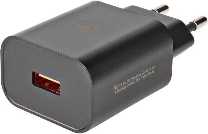 Netzladegerät 3 A - 1 x USB-A Ausgang WCQC302ABK 