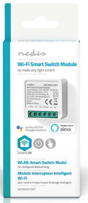 SmartLife Power Switch Wi-Fi 3680 W 