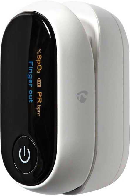 SmartLife Pulsoximeter Bluetooth OLED-Anzeige Pulsfrequenz Sauerstoffsättigung 