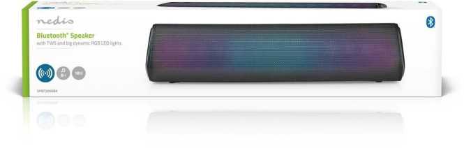 Bluetooth Lautsprecher Batterielaufzeit 6 Std. 18W schwarz 