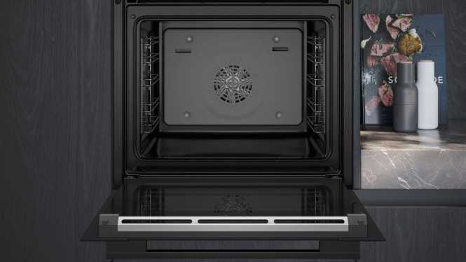 Backofen Einbau iQ700 schwarz Edelstahl 