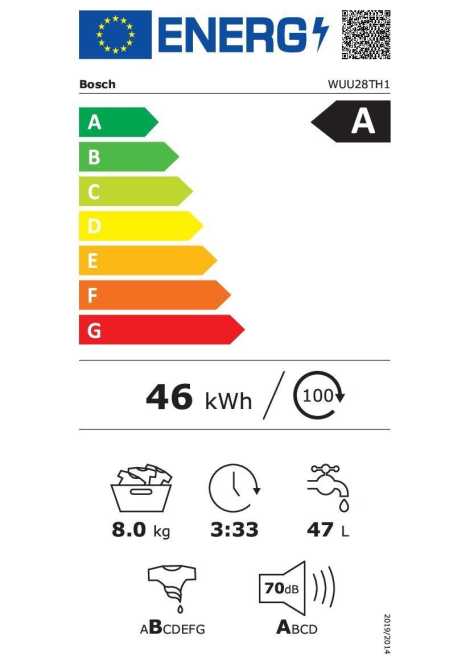 Waschmaschine 8 kg 1400 U/min Serie 6 WUU28TH1 