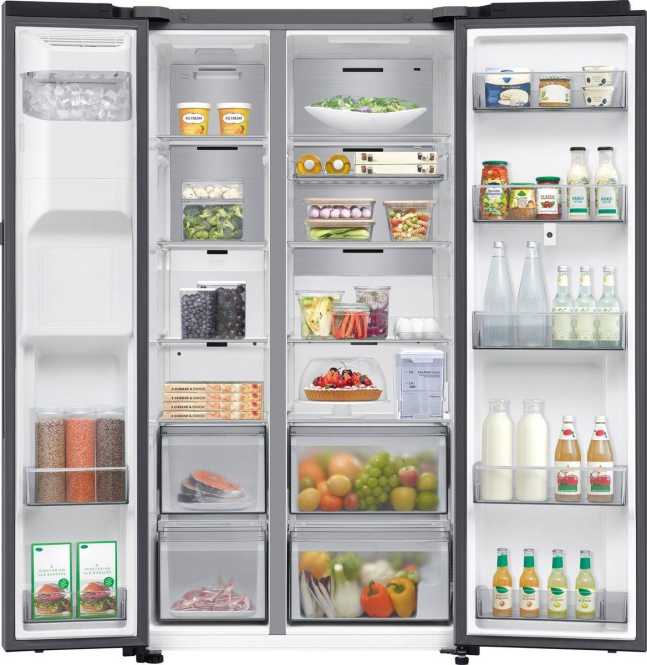 Side-by-Side Kühl-Gefrierkombination 614 Liter Edelstahl 