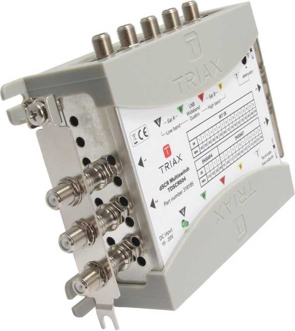 SCR/dSCR Unicable Multischalter TdSCR 504 