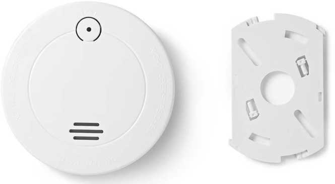 Rauchmelder EN14604 mit Testtaste 85 dB weiß 