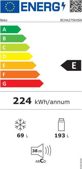 Einbau-Kühl- und Gefrierkombination BCHA275K4SN 