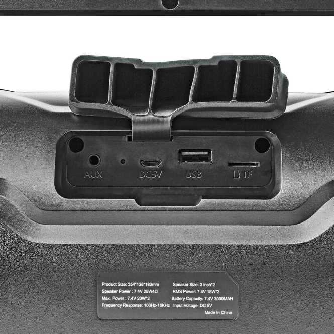 Party Boombox Lautsprecher SPBB310BK 