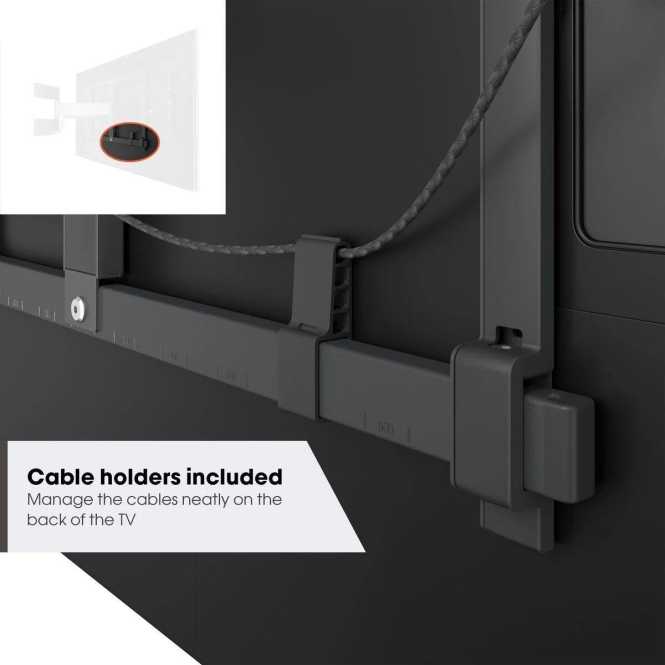 Schwenkbare TV-Wandhalterung TVM 5855 Elite 