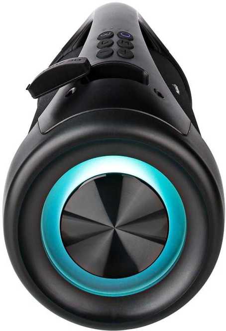 Bluetooth Party Boombox SPBB315BK Tragegriff 6 Stunden 120W Partylicht schwarz 