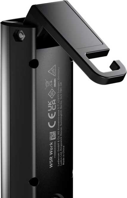 Arbeitsleuchte W5R WORK Akku mit USB-C, mit Magnethalter, Haken und Standfuß 