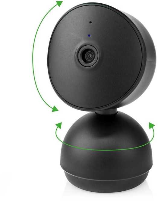 SmartLife Innenkamera Full HD 1080p mit Bewegungssensor Nachtsicht Schwarz 