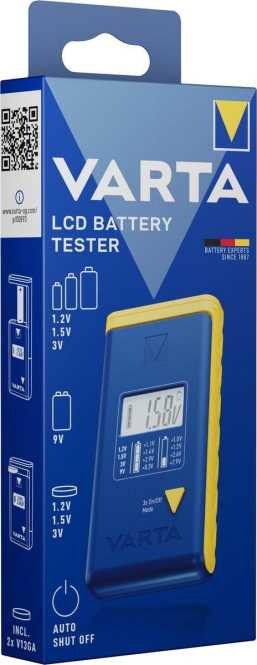 Batterietester LCD Battery Test Messbereich 1,2 V/1,5 V/3 V/9 V Akku 