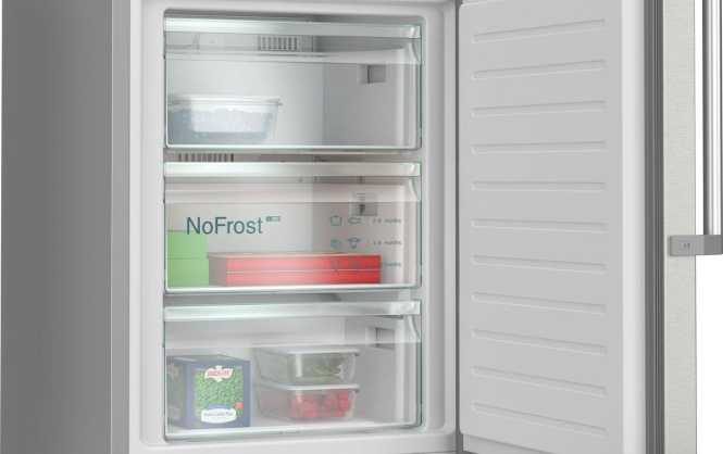 Kühl-Gefrier-Kombination mit Gefrierberich unten iQ500 363 Liter 