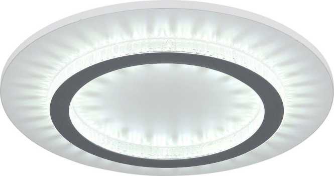 Deckenleuchte 24W LED CCT Dimmbar Jayden weiß Kristall 