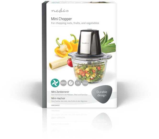 Mini-Häcksler KAMC300CGY schwarz / silber 