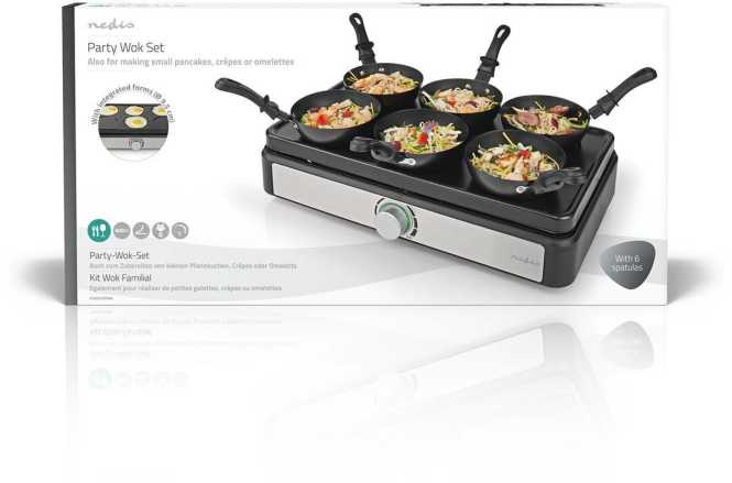 Wok Set mit Grillplatte FXRA310FBK6 