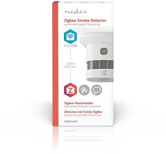 Smartlife Rauchmelder ZBDS10WT Android / iOS 85 dB weiß 