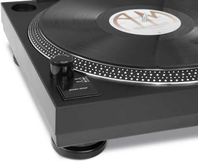 Schallplattenspieler Techniplayer LP 300 schwarz/silber 