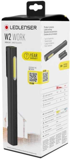 Stift- und Prüfleuchte W2 mit zwei AAA-Batterien 