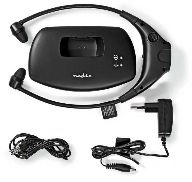 Kabellose Kopfhörer In-Ear mit Ladestation HPRF010BK 