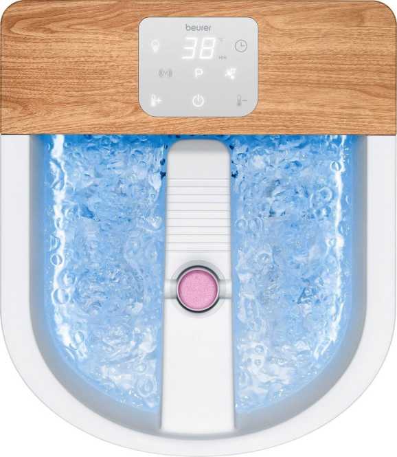 Fußsprudelbad FB 65 + 3 Pediküre Aufsätze 