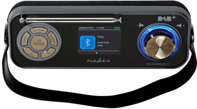 Radio DAB+ FM Digital Bluetooth Wecker Sleep Timer 