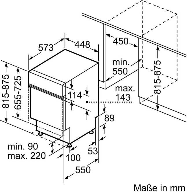 Geschirrspüler Teilintegriert Serie 2 45 cm SPI2IKS10E 
