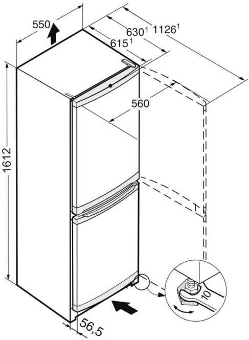 Kühl-Gefrierkombination mit SmartFrost CUele 2831 